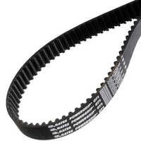 Gates Timing Belts - 6 Meter Length, 12 Millimeter Width, Black Color | Customizable Size For Power Transmission Applications