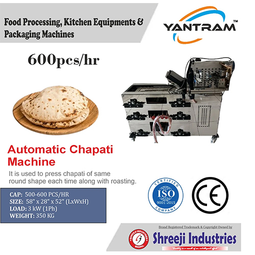 Fully Automatic Chapati Making Machine