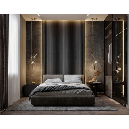 Wooden Louvers Interior Work Services