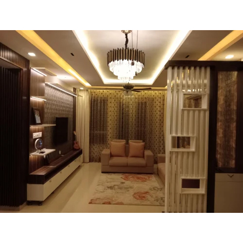 Flat Interior Designing Services - Customizable Materials, Variable Project Timeline | Contemporary Design from Conceptual to Final, Focused on Enhancing Space Functionality and Aesthetics