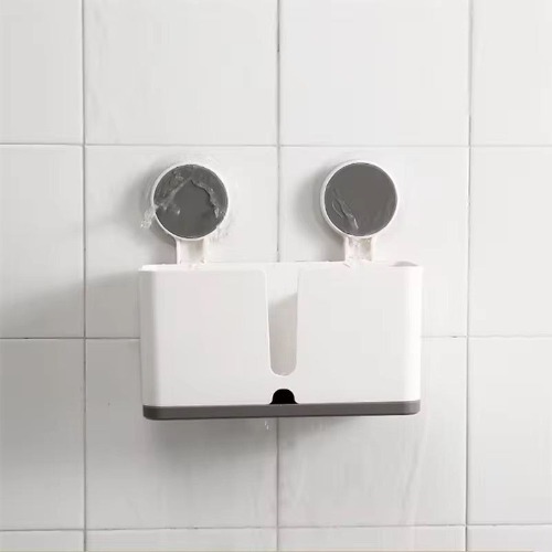 Double  Toothbrush  Holder - Color: White