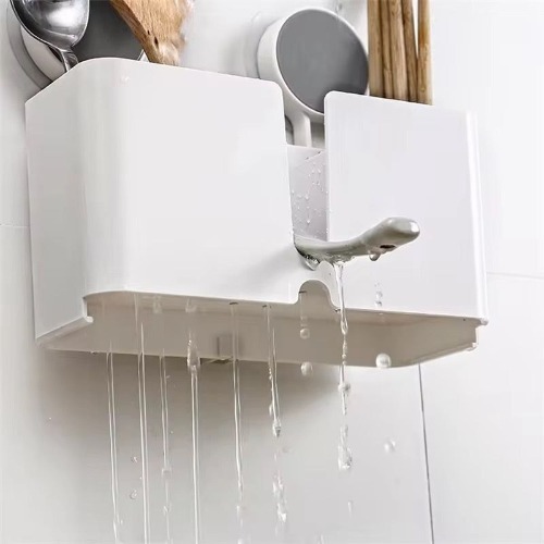 Double  Toothbrush  Holder - Color: White