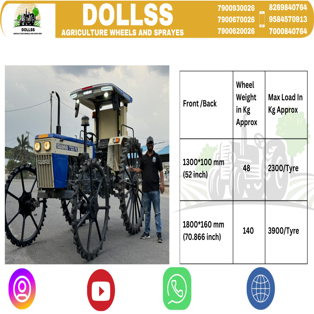 Paddy Transplanter Tyre - Capacity: 5000 Kg