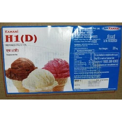 H1 D Refinde Palm Oil