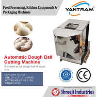 Dough Ball Cutting Machine - 2000 Pcs/hr Capacity, Automatic Operation, 0.5 Hp Electric Power, 1.5 X 1.5 X 2.0 Ft Dimensions, 1 Year Warranty