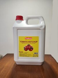Trebia Tomato Ketchup Jerry Can - 5kg Food-grade Pack, Smooth Texture, High-quality Fresh Tomatoes, Export Quality Ingredients, Long Shelf Life