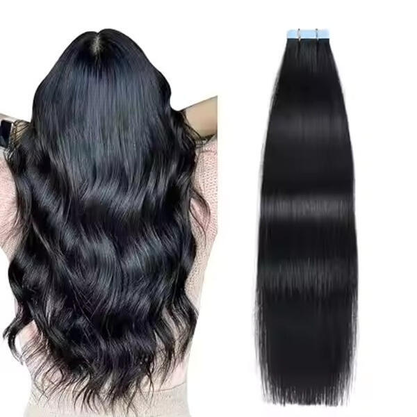 100% natural human tape- in hair temple remy hair extension