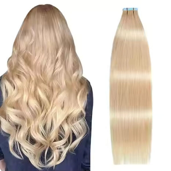 100% natural human tape- in hair temple remy hair extension