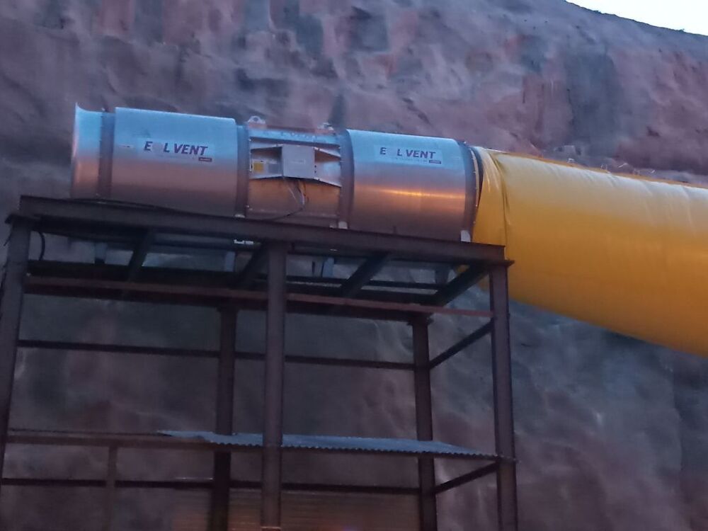 Eol Ventilation Fans With Blower Duct - Blade Material: Stainless Steel