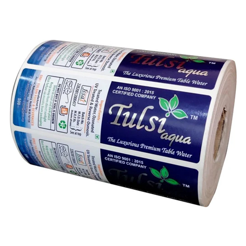 Chromo Paper Product Label - Color: White