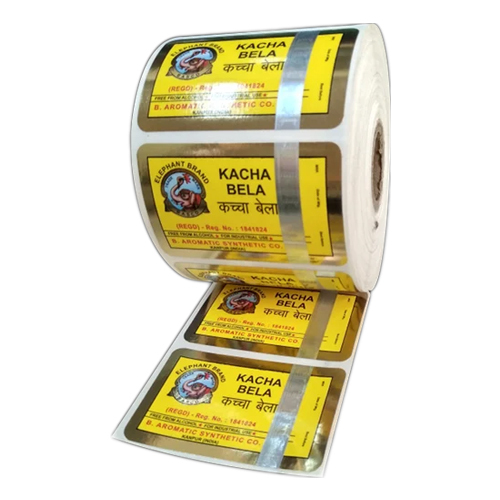 Printed Self Adhesive Label - Color: Multicolor