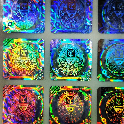 PET Metalized Hologram Sticker