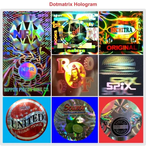 डॉट मैट्रिक्स होलोग्राम स्टिकर - सिगनोर हिसेस पैकेजिंग पवत. ल्टड.