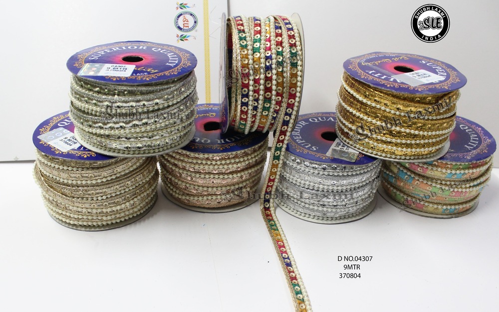 Designer Multi Moti Lace