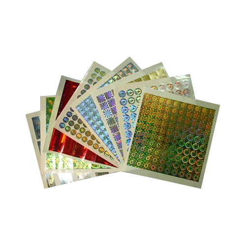 PET Hologram Stickers Sheet