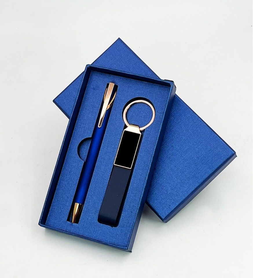 2 In 1 Gift Set - Rectangular Leather Items | High-quality Leather, Elegant Design, Perfect For Any Occasion