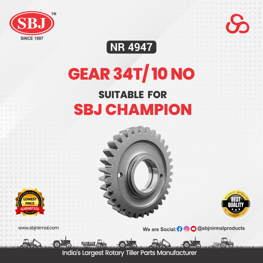 GEAR 34T/10 NO SUITABLE FOR SBJ CHAMPION