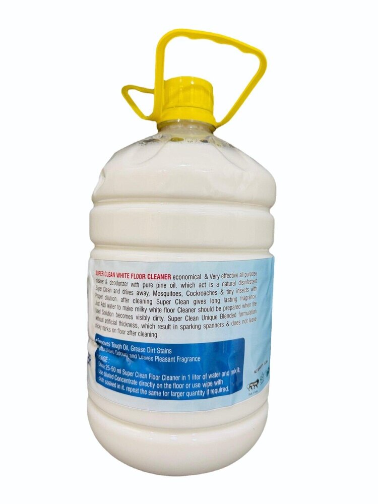Super Clean Floor Cleaner Pine Oil Base 5 Ltr - Color: Transparent