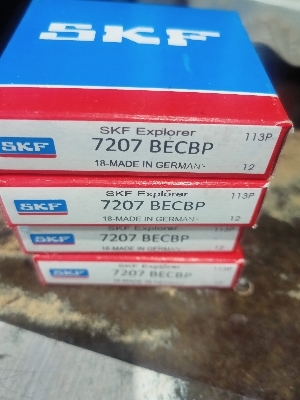 SKF 7207BECBP ANGULAR CONTACT BEARING