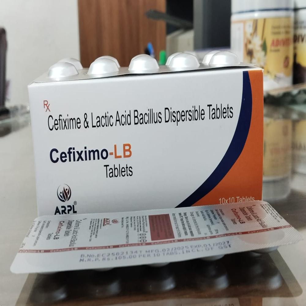 Cefixime & Lactic Acid Bacillus Dispersible Tablets