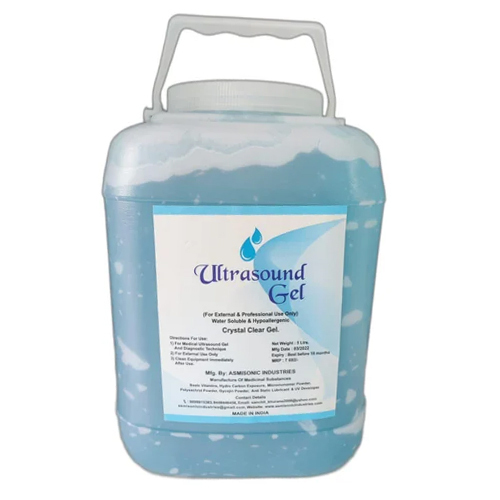 5Ltr Ultrasound Crystal Clear Gel - Pack Size: 5 Kg