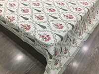 Hand Block Printed Queen Size Waffle Bedcover