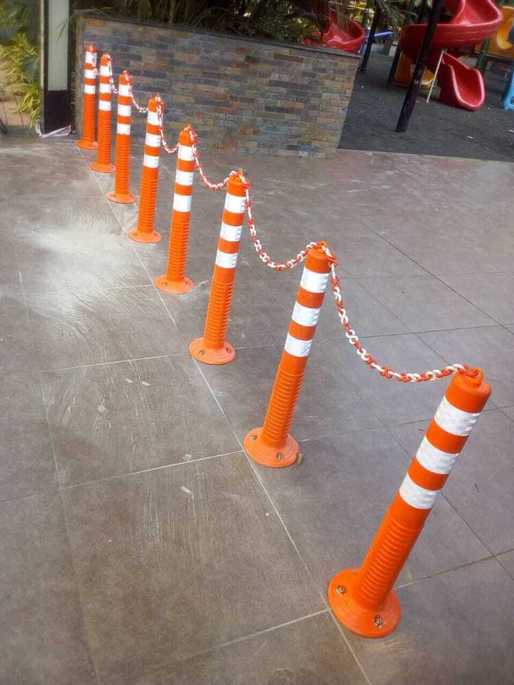 Flexible Spring Post - Color: Orange
