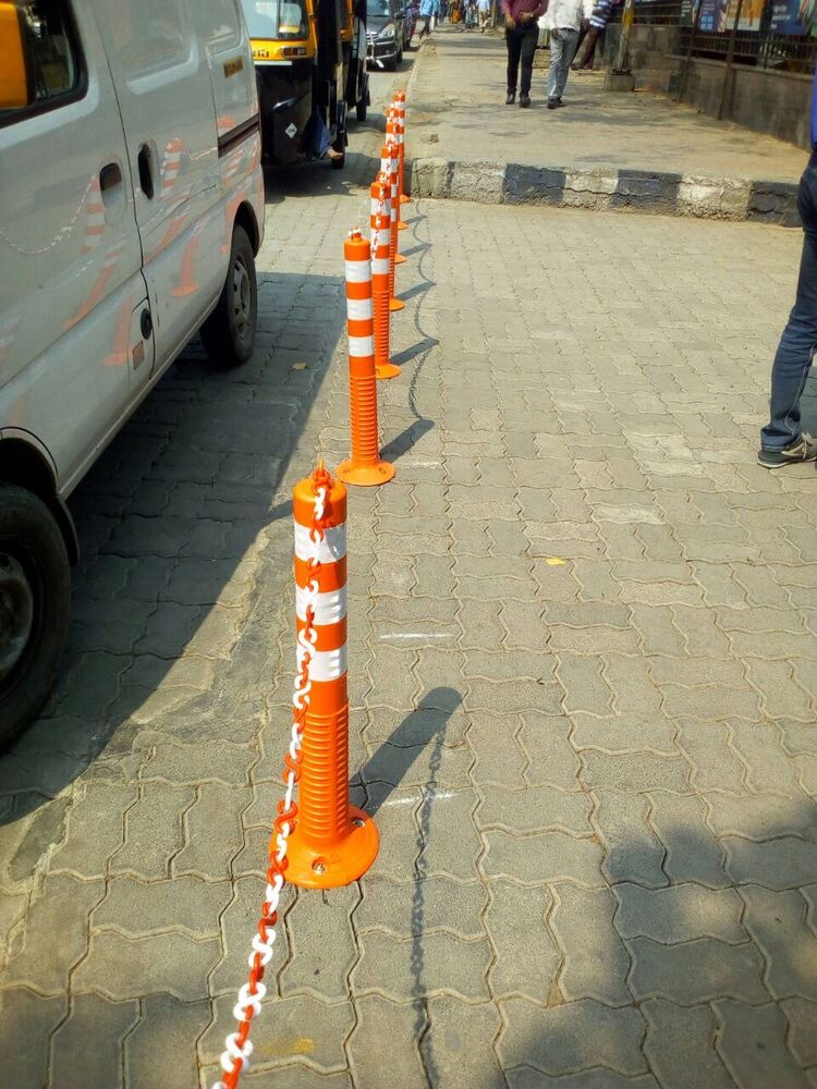 Flexible Spring Post - Color: Orange