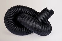 Crush Proof Hoses - Polyurethane, 38 to 630mm , Black/Transparent, 10-15 Meters Long | Nylon Reinforced, Highly Abrasive, Tear Resistant Design