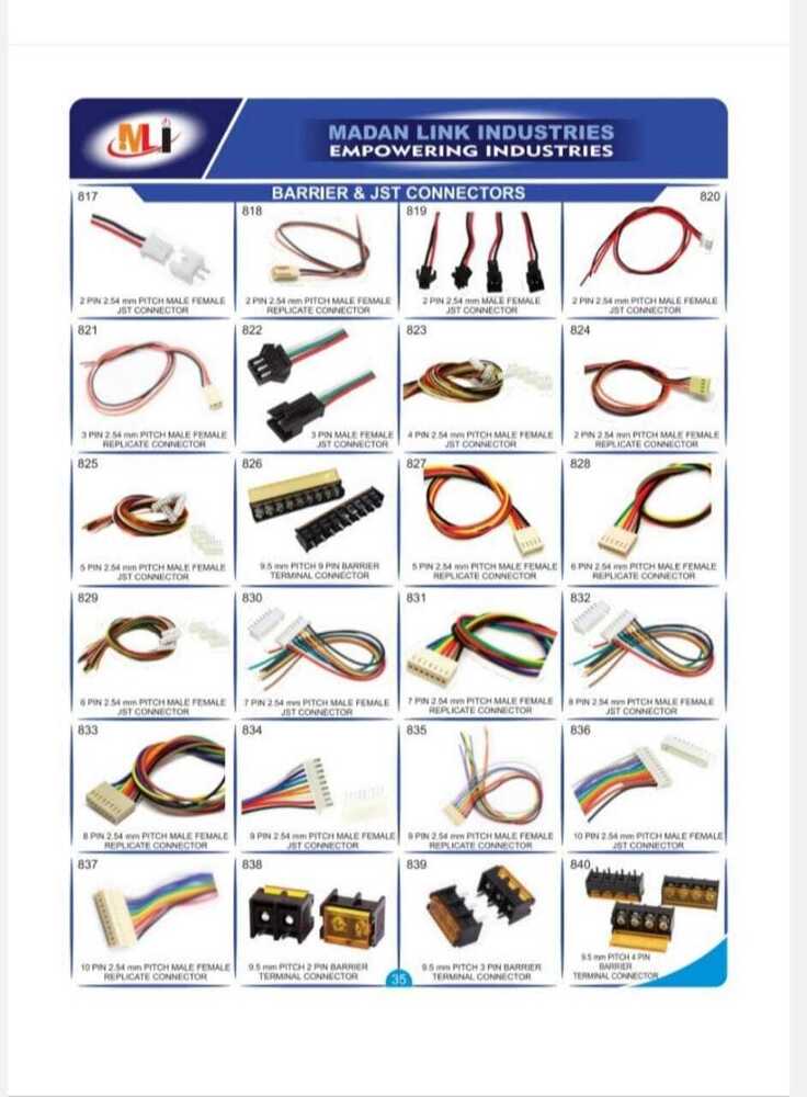 2.54 MM SINGLE ROW MALE RIGHT ANGLE PIN HEADER
