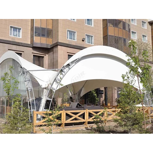 Robust Custom-Made Tensile Fabric Structures - Steel Frame, Custom Dimensions, Any Color , Ideal for Hotels and Restaurants Outdoor Spaces