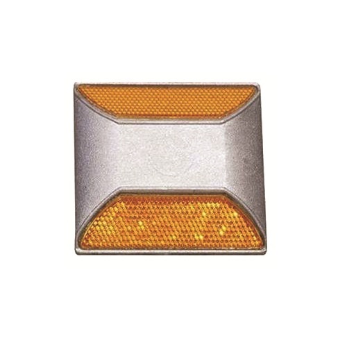 Aluminum Road Stud - Abs & Aluminum, Red, Yellow & White Colors | Heavy Duty, Automatic Function, High Visibility, Temperature Resistant Up To 200â°c