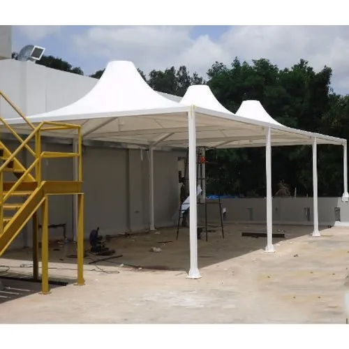 Fabric Membrane Structures - Steel Frame, Customized Dimensions, Any Color | Durable Tensile Fabric Roof, Modern Outdoor Living Solution