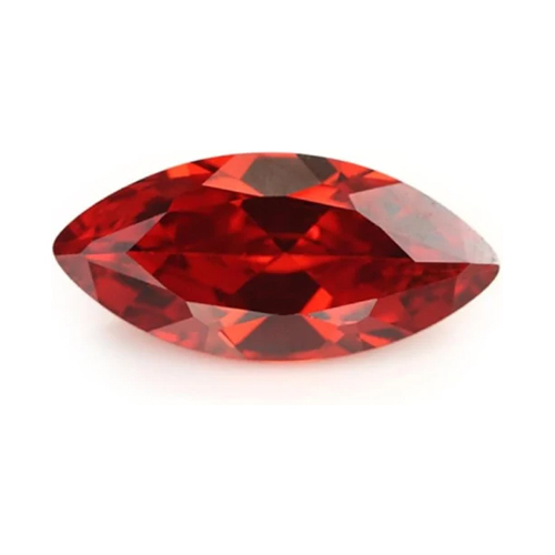 Red Garnet Marquise Cubic Zirconia Diamond - Grade: A