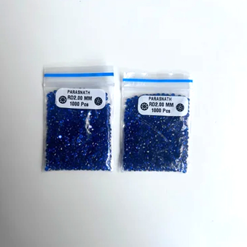 Round 2.00 Mm 113 Blue Nano Diamond