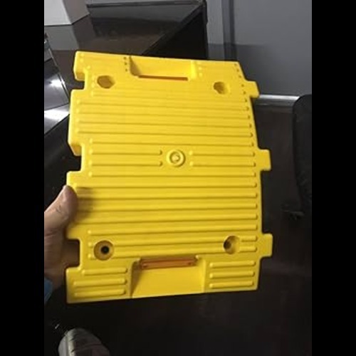 500 Mm Plastic Speed Breaker - Color: Black & Yellow