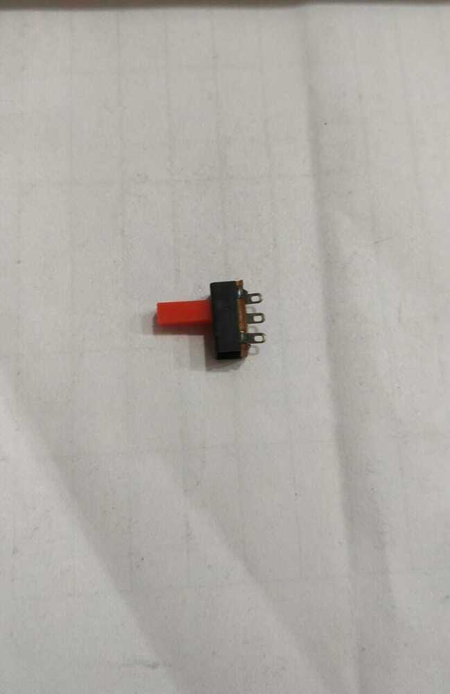 3 Pin Red Knob Without Screw Slide Switch