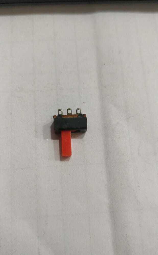 3 Pin Red Knob Without Screw Slide Switch