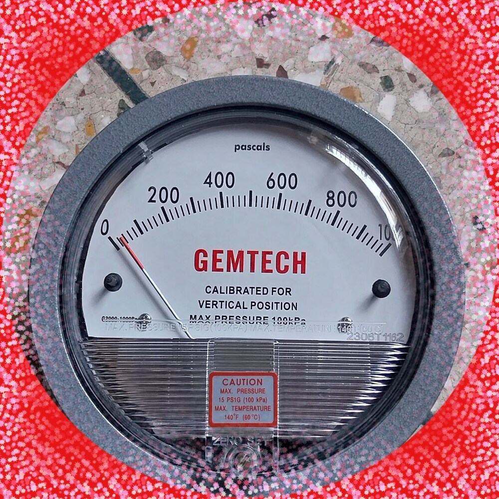 Gemtech Differential Pressure Gauge In Vimal Udyog Bhavan Taikalwadi Mumbai - Accuracy: A 2% (-Ha Model A 1) Of Fs (A 3% (-Ha A 1.5%) On -0
