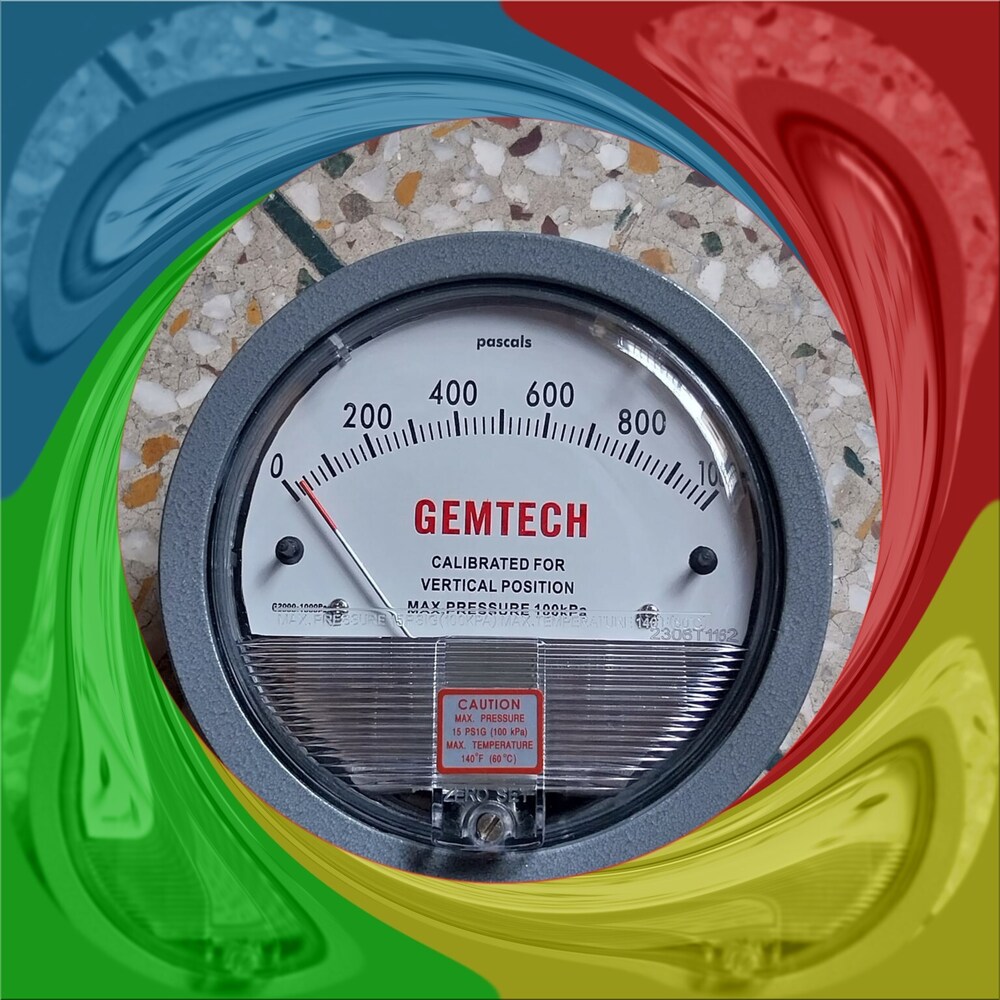 Gemtech Differential Pressure Gauge In Vimal Udyog Bhavan Taikalwadi Mumbai - Accuracy: A 2% (-Ha Model A 1) Of Fs (A 3% (-Ha A 1.5%) On -0
