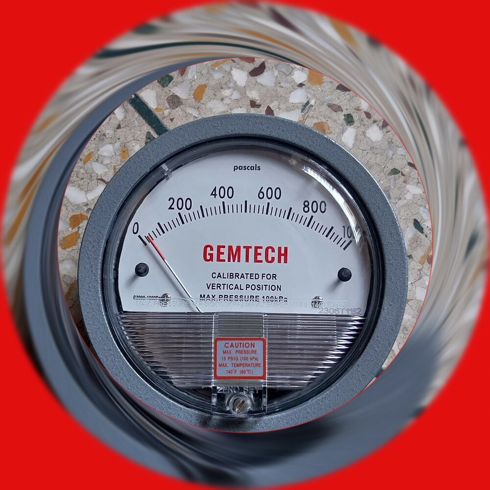 Gemtech Differential Pressure Gauge In Vimal Udyog Bhavan Taikalwadi Mumbai - Accuracy: A 2% (-Ha Model A 1) Of Fs (A 3% (-Ha A 1.5%) On -0