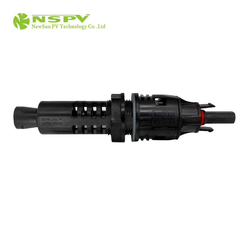 Waterproof 1500VDC 50A PV Panel Fuse Connector TUV Fuse Connector Female Type