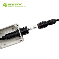 1500VDC 50A PV Panel Fuse Connector TUV Panel Fuse Connector Cable Type