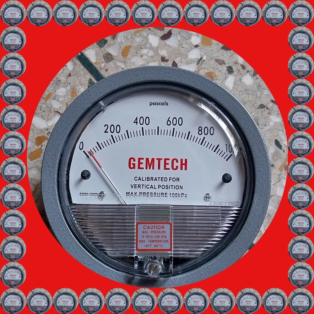 Supplier Gemtech Differential Pressure Gauge In Pathanapuram Kerala