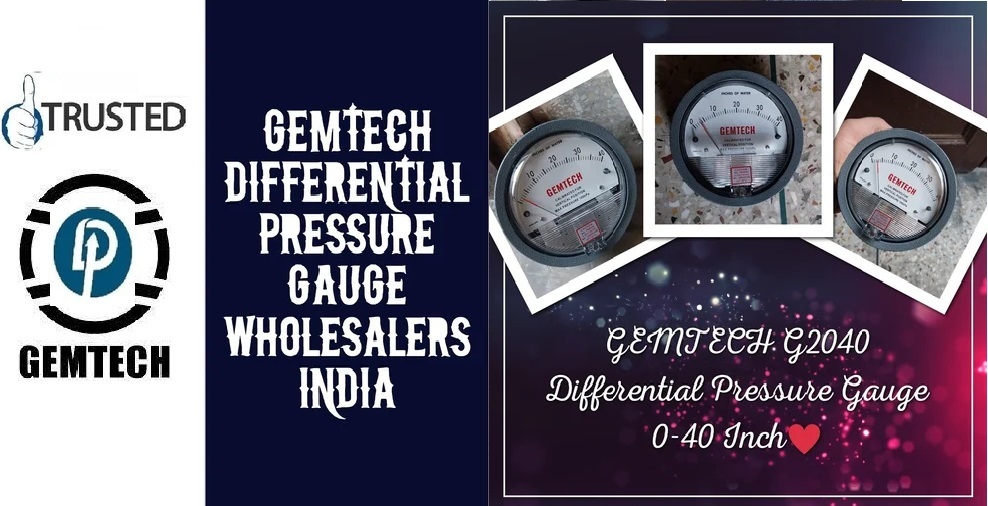 Gemtech Differential Pressure Gauges"in Stock"miyapur Hyderabad Telangana - Accuracy: A 2% Of Full Span At 70 (21 (A 3% On -0