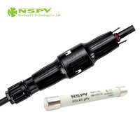 IP68 Waterproof Solar Fuse Connector 1500VDC 50A Cable Female Type