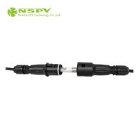 IP68 Waterproof Solar Fuse Connector 1500VDC 50A Dual Cable Type