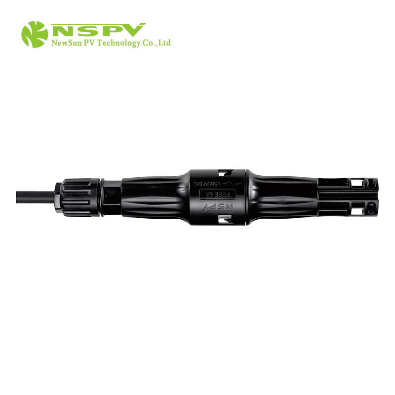 IP68 Waterproof Solar Fuse Connector 1500VDC 50A Cable Male Type