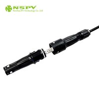 IP68 Waterproof Solar Fuse Connector 1500VDC 50A Cable Male Type