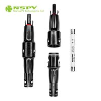 IP68 Waterproof Solar Fuse Connectors 1500VDC 50A Male And Female Type